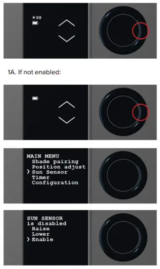 ROLL A SHADE QOQMGM12P3 Sun Sensor Eclipse - Installation Instructions 2