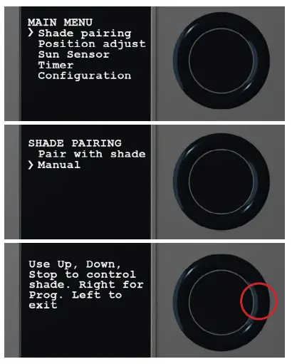 ROLL A SHADE QOQMGM12P3 Sun Sensor Eclipse - REMOTE TRANSMITTER