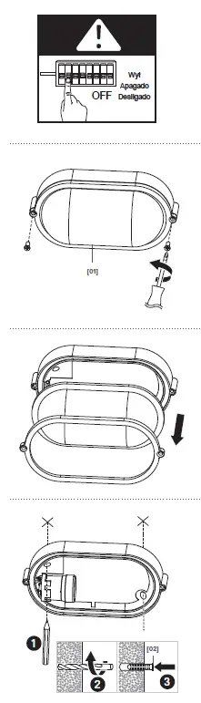 SCREWFIX-3022S-Napoli-Outdoor-Oval-Bulkhead-Black-FIG-1
