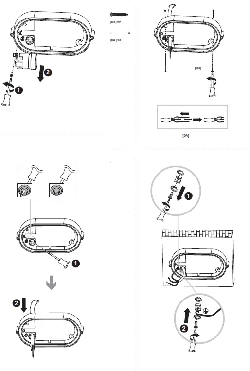 SCREWFIX-3022S-Napoli-Outdoor-Oval-Bulkhead-Black-FIG-2