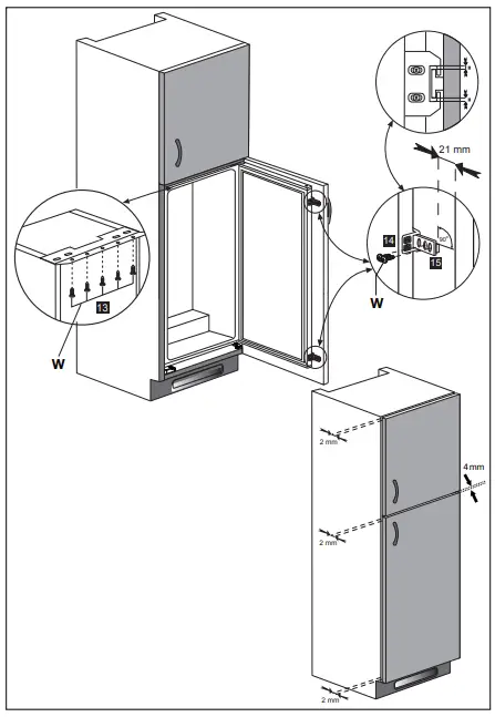 beko L54215B Sliding Top Mount Refrigerator-fig10