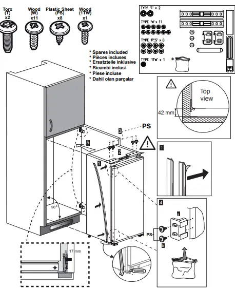 beko L54215B Sliding Top Mount Refrigerator-fig5