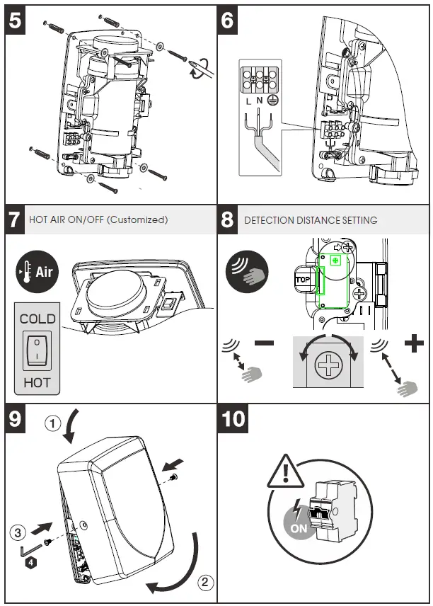 Dryflow-DFLIF02-Slimforce-Hand-Dryer-7