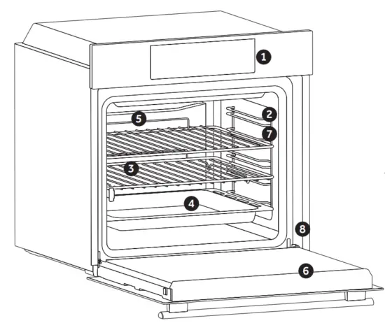 Haier HWO60S8EPX2 Stainless Steel 60cm Oven - Product description