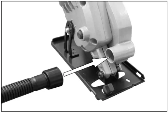 Clarke CPS85 85mm Plunge Saw - DUST EXTRACTION