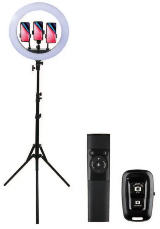 EOTO LIGHT 18N LED Ring Light with Tripod Stand