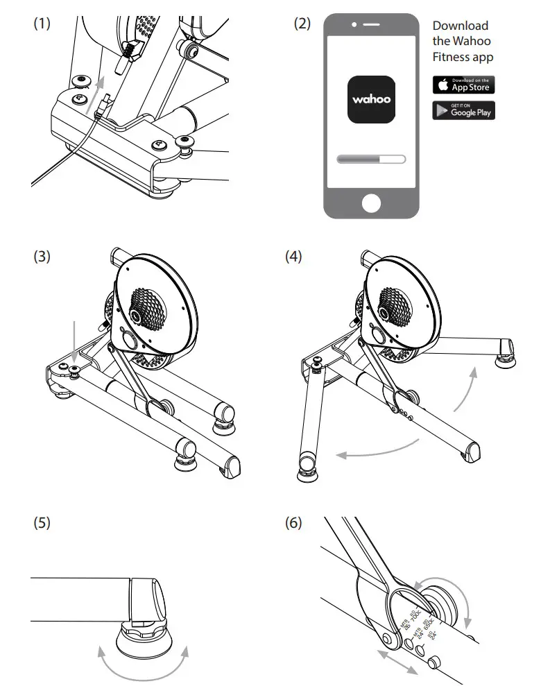 wahoo WF113 A Smart Bike Trainer - figure 1