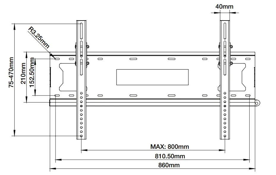 crest BRBLFTXL TV Wall Mount 7