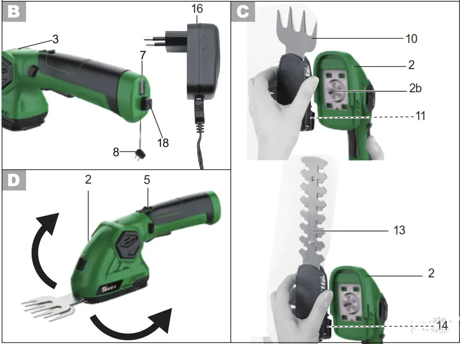 SKEY Cordless Grass Shear B