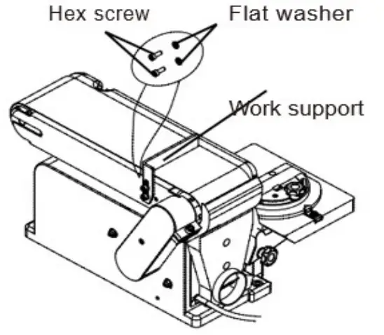 BORMANN PRO BBS1560 Bench Sander with Aluminum Base & Magnetic Safety Switch - FIG 3
