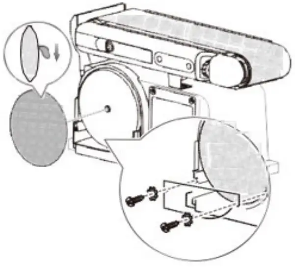 BORMANN PRO BBS1560 Bench Sander with Aluminum Base & Magnetic Safety Switch - FIG 5