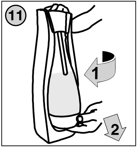 Installation and Removal of the PET Bottle
