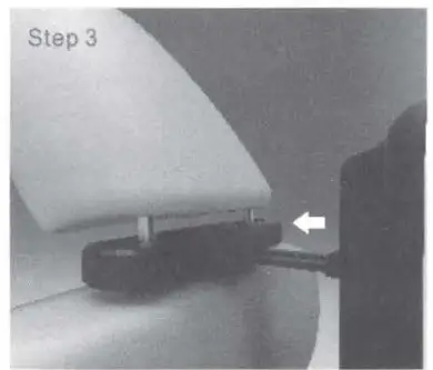 ACCELLE DVACCELLE DVD9855 9 Inch LED Headrest Monitor with DVD Player - bracketD9855 9 Inch LED Headrest Monitor with DVD Player - bracket