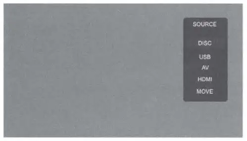 ACCELLE DVD9855 9 Inch LED Headrest Monitor with DVD Player - button