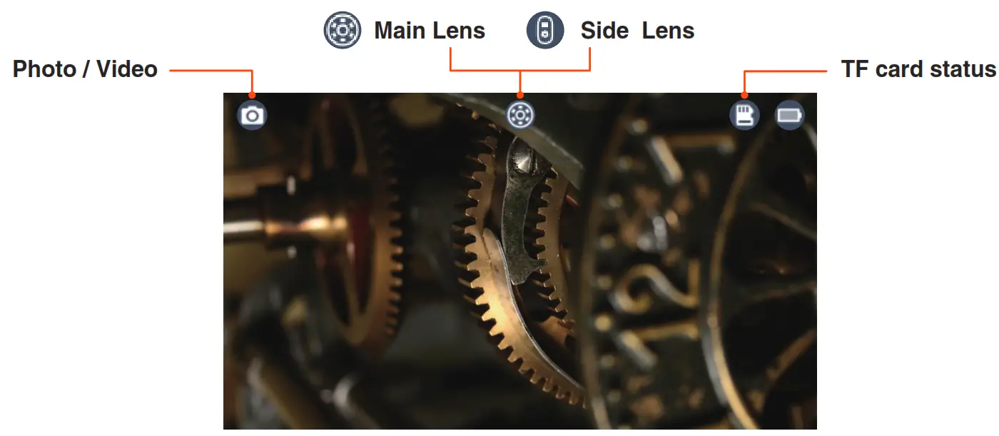 DEPSTECH DS300 Dual Lens 1080P Industrial Endoscope 4 3 Inch LCD Screen