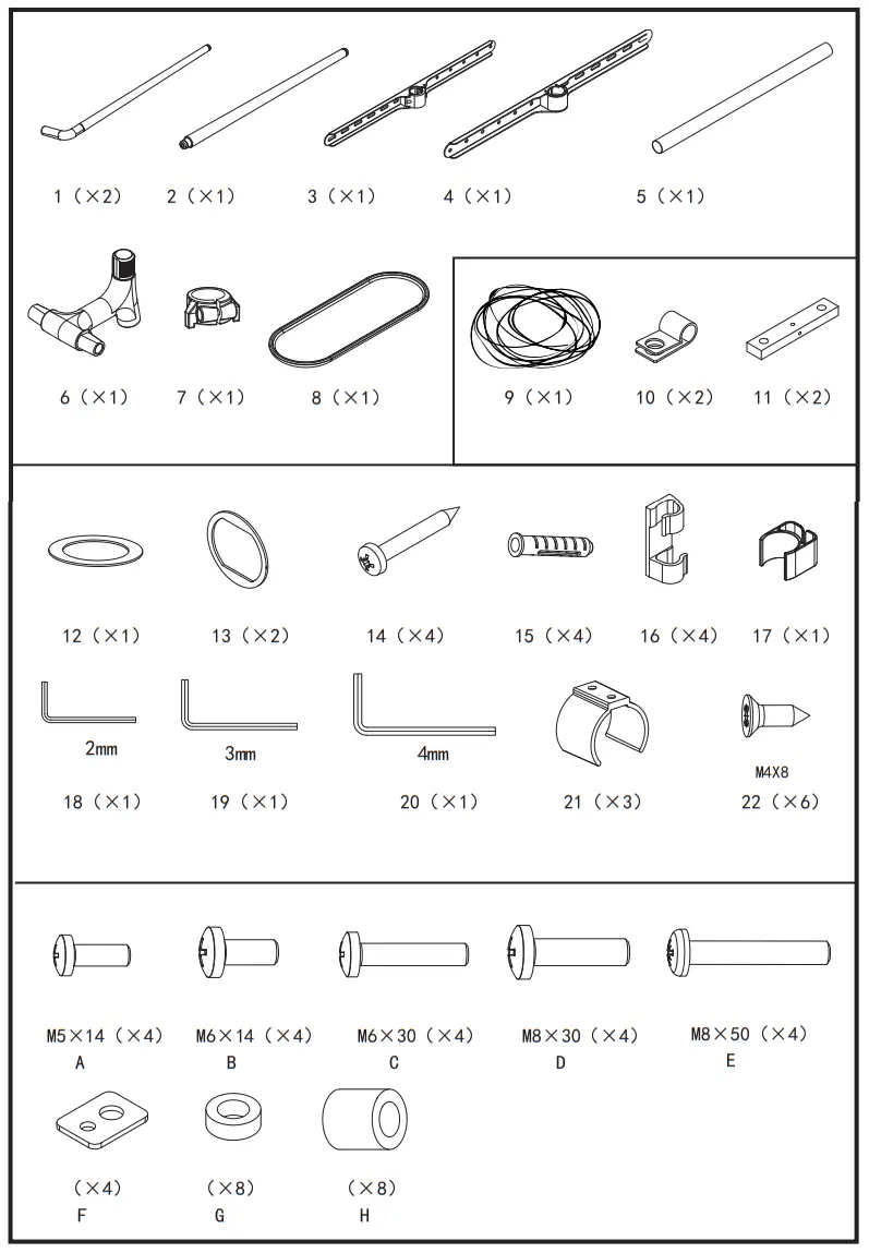 XTRARM XTR FS2110 tripod Ayta wood - fig2