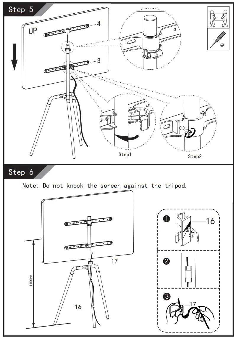 XTRARM XTR FS2110 tripod Ayta wood - fig6