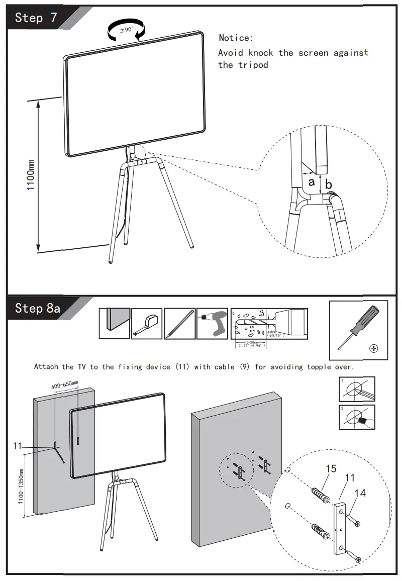 XTRARM XTR FS2110 tripod Ayta wood - fig8
