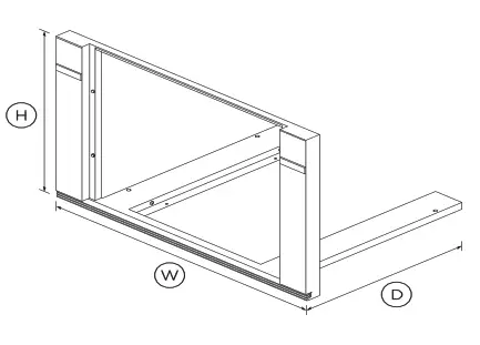 FISHER PAYKEL TK30NDB1 Companion Trim Kit -fig1