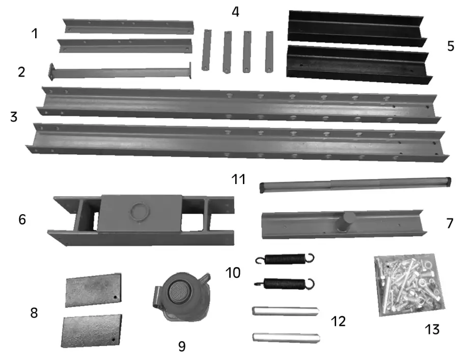 Clarke CSA20EP 20 Tonne Hydraulic Press - FIG 1