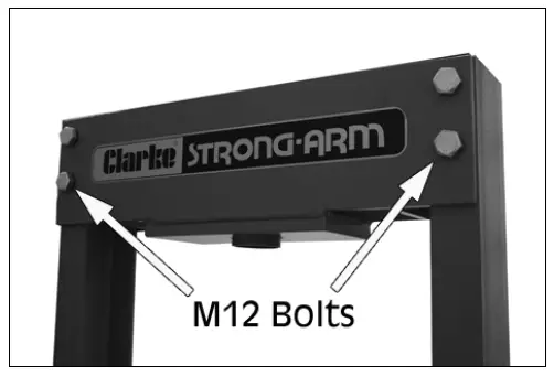 Clarke CSA20EP 20 Tonne Hydraulic Press - FIG 3