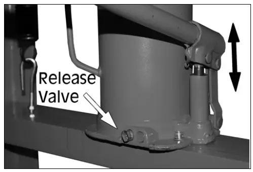 Clarke CSA20EP 20 Tonne Hydraulic Press - FIG 8