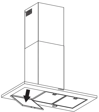 FISHER PAYKEL HC60PLX4 Chimney Pyramid Rangehood - Aluminium filters