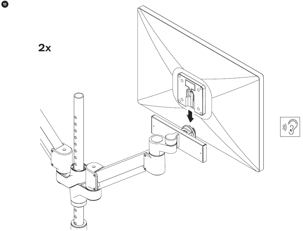 innovative-18690-STAXX-Dual-Articulating-Monitor-Mount-fig-13