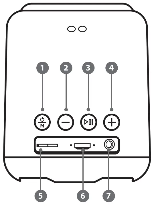 TnB HPCOLORBL Enceinte Bluetooth Speaker - fig