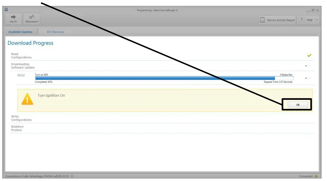 EATON 5569997 Transmission Electronic Control Unit - setting 1