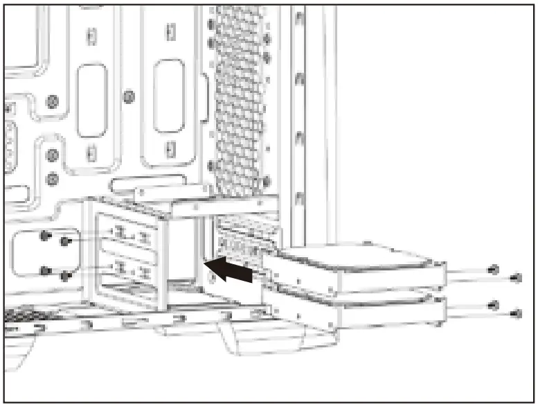 AeroCool Cylon Mini Tempered Glass User Guide Installation instruction