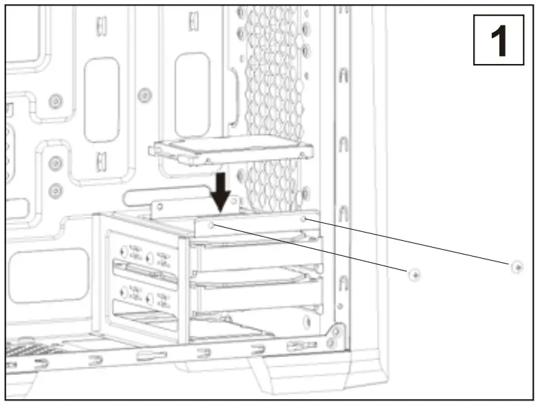 AeroCool Cylon Mini Tempered Glass User Guide Installation instruction