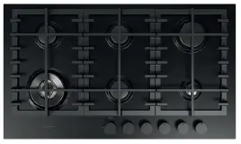 FULGOR MILANO 90cm Gas on Glass Hob with Wok Burner-2