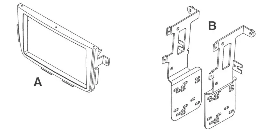 MeTra 95-7866B Dash Kit - Figure 1