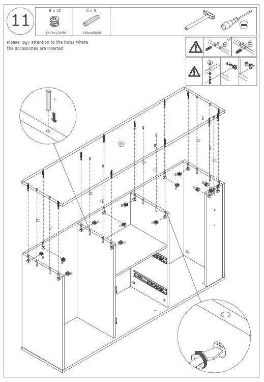 FUFU GAGA LBB-KF210178-01-C L Shape MDF Writing Desk - 9