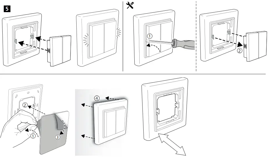 VADSBO Mpress Bluetooth Push Button fig 8