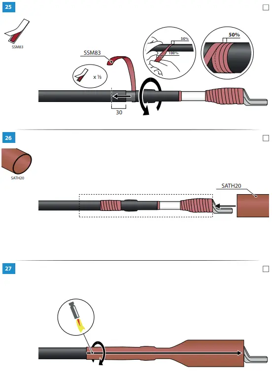 ENSTO-HIT3-1213L-Heat-Shrink-Indoor-Termination-Instruction-Manual-fig-12