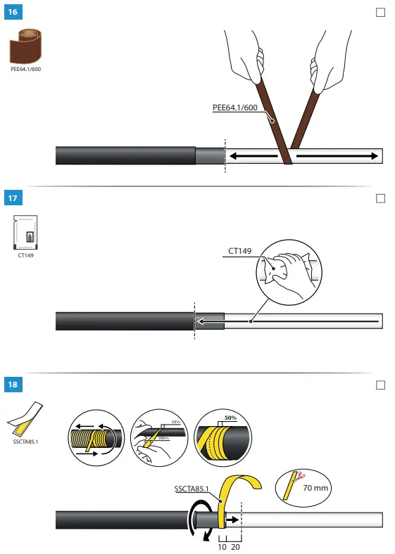 ENSTO-HIT3-1213L-Heat-Shrink-Indoor-Termination-Instruction-Manual-fig-8