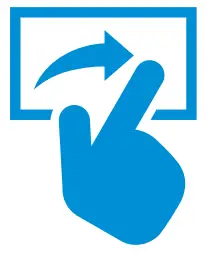 Touchscreen gestures 