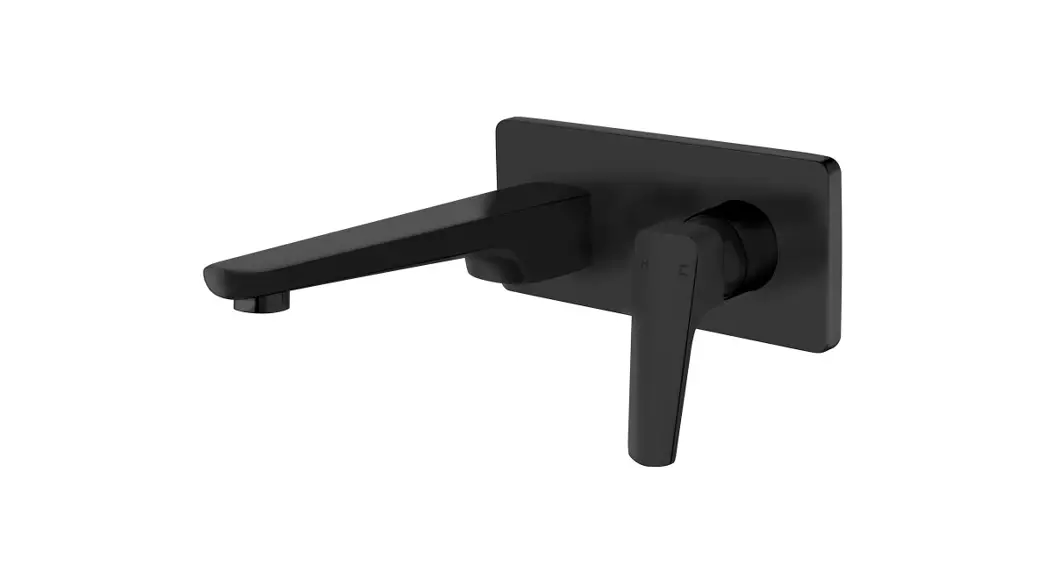 Voda Vecl027 Eclipse Wall Mounted Basin Mixer Matte Black User Guide
