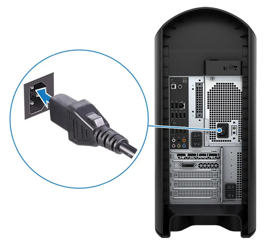 Alienware Aurora - Set up your computer 4