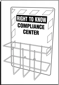 Right to know compliance center