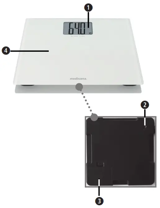 medisana PS 470 XL Weight Scale