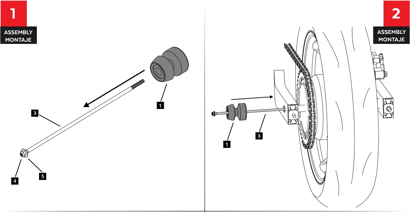 Puig PHB19 Swing Arm Protector - FIGURE 1