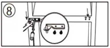 CHiQ Bottom Mount Refrigerator - 8