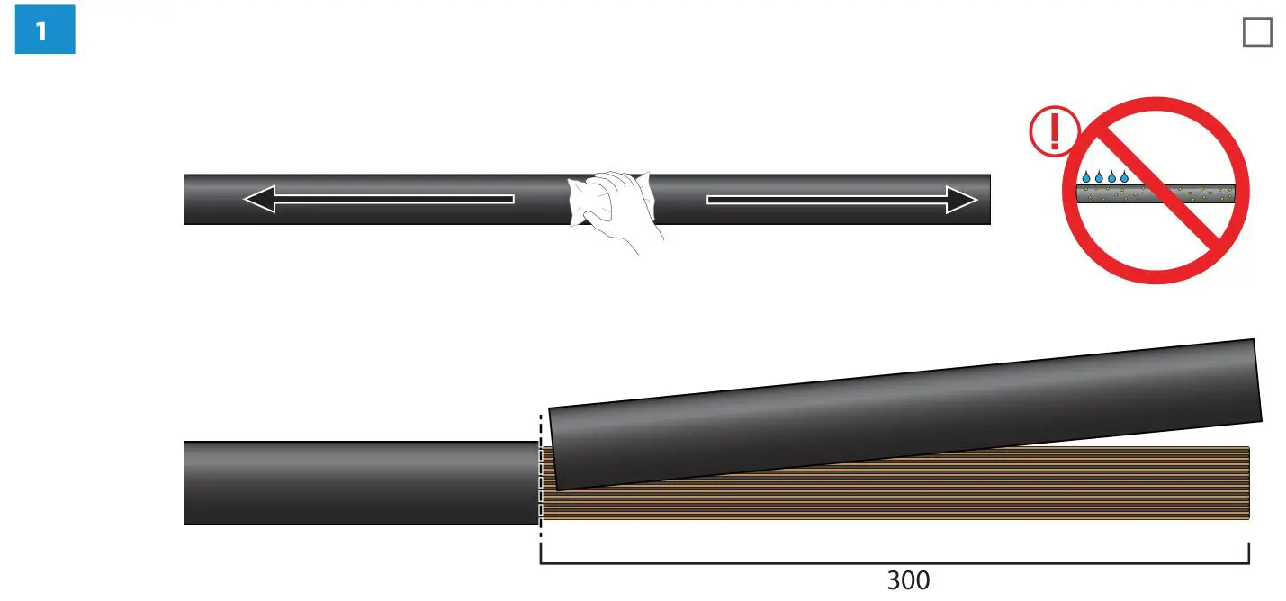 ENSTO HIT1.2403L Heat Shrink Indoor Term - Figure 1