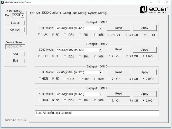 ecler-VEO-MXH44-HDMI-2-0-4X4-18GBPS-Matrix-with-Audio-De-Embedders-fig-13