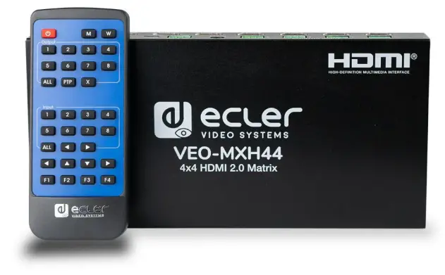 ecler-VEO-MXH44-HDMI-2-0-4X4-18GBPS-Matrix-with-Audio-De-Embedders-product