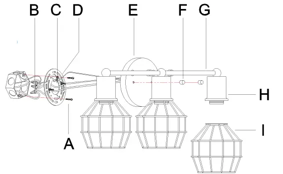 Ihomeangel-A04376-21 Inch-Wide-Black-Vanity-Light-fig- (3).