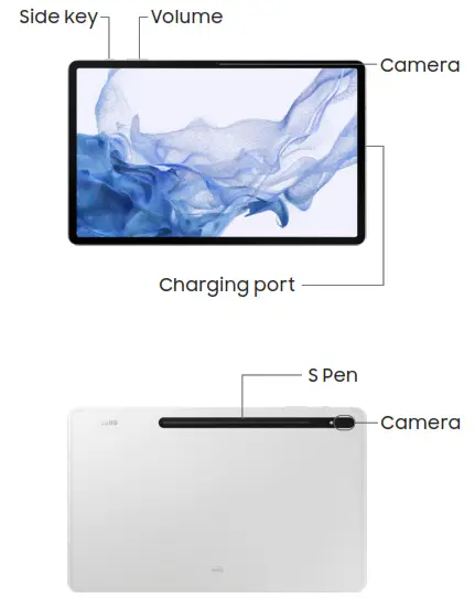 SAMSUNG Galaxy Tab S8 Plus 5G Smart Tablet - Fig